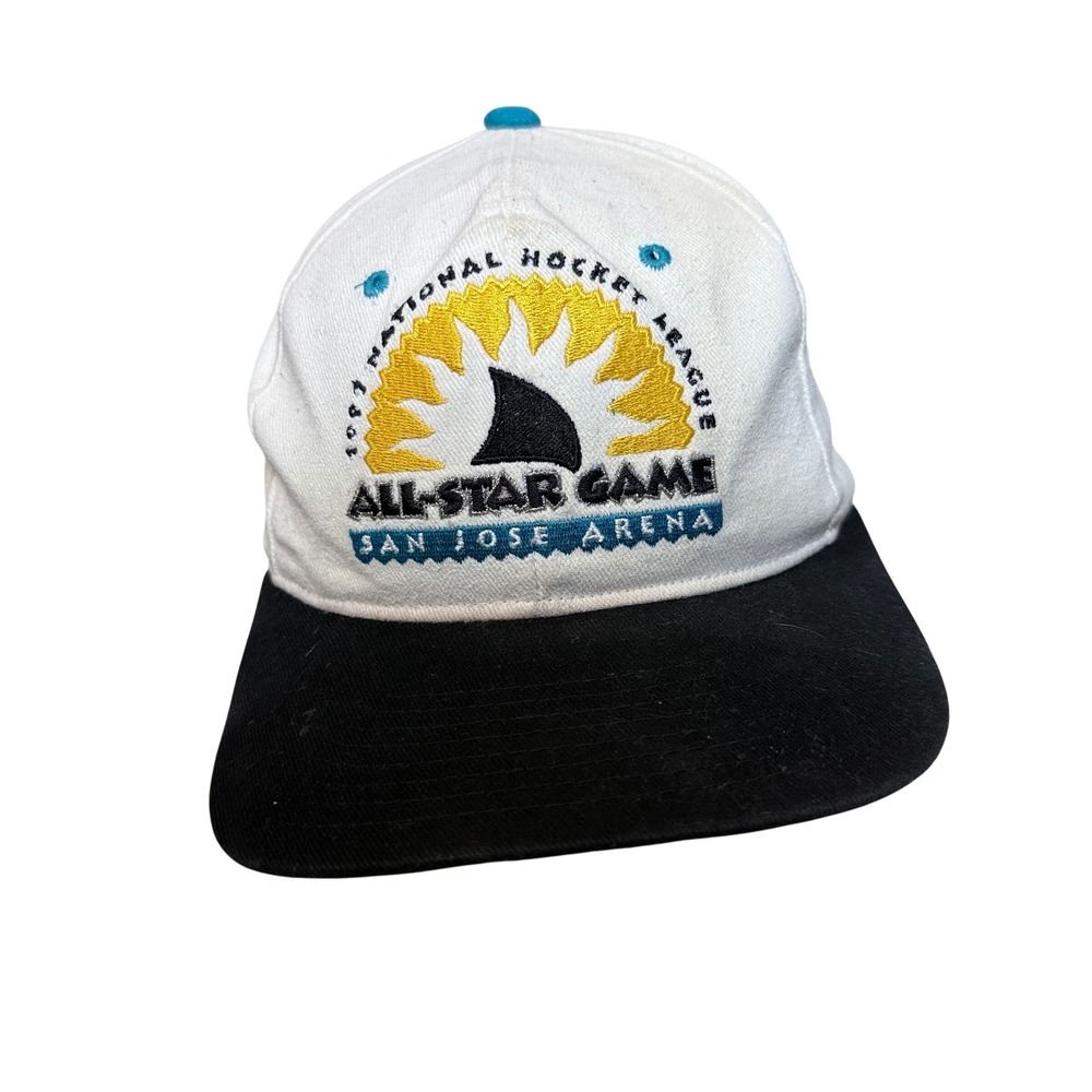 Starter Hat Mens OSFA White 1997 NHL All-Star Game San Jose Snapback Vintage